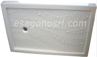 Piatto Doccia 80x120 in ceramica Bianco Lucido H 9 cm For Me 002082001 Nic