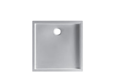Minimo Piatto Doccia Antiscivolo 80x80 Bianco Lucido