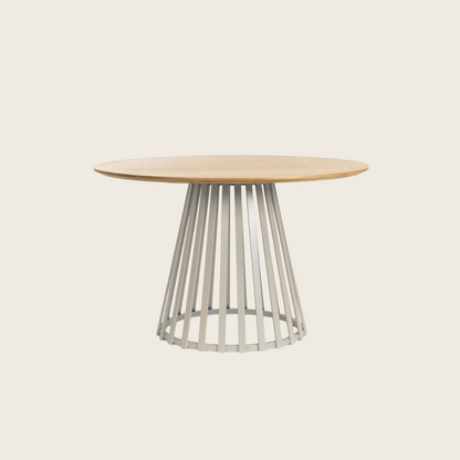 Andrea Bizzotto Cilian tavolo 120 cm tondo natural warm grey 0732246