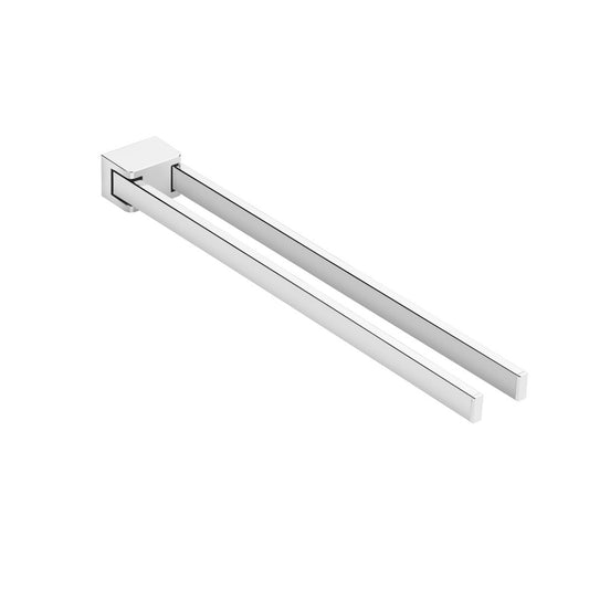 Porta asciugamani 40 cm doppio snodato cromo Extreme 2530175 cosmic