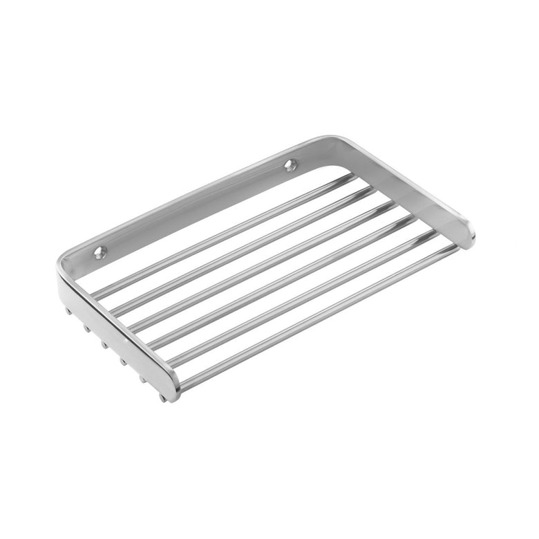 Griglia 20x12 rettangolare per vasca doccia cromo lucido installato in bagno moderno con ante in vetro temperato...