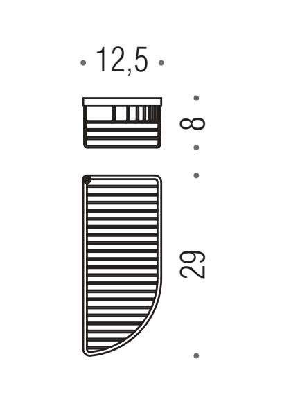 Colombo griglia angolare vasca doccia singola in ottone, dettaglio dei profili e delle cerniere in alluminio - Colombo Design