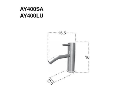 Antonio Lupi Ayati Miscelatore Monocomando Bidet in Acciaio inox Lucido