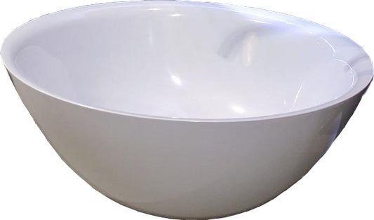 Antonio Lupi Servotondo Lavabo Tondo 50 Cm In Ceramilux Bianco