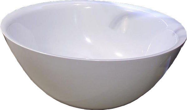 Antonio Lupi Servotondo Lavabo Tondo 50 Cm In Ceramilux Bianco