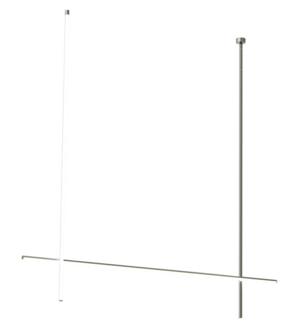 Flos Coordinates Ceiling Long 2 CLIII Lampada led a sospensione argent moon