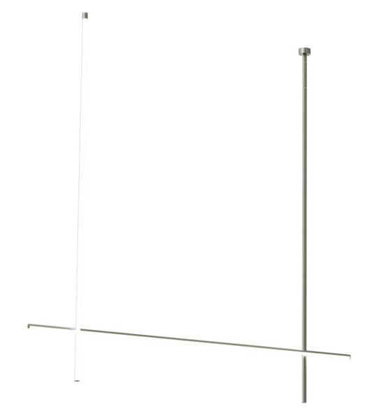 Flos Coordinates Ceiling Long 2 CLIII Lampada led a sospensione argent moon