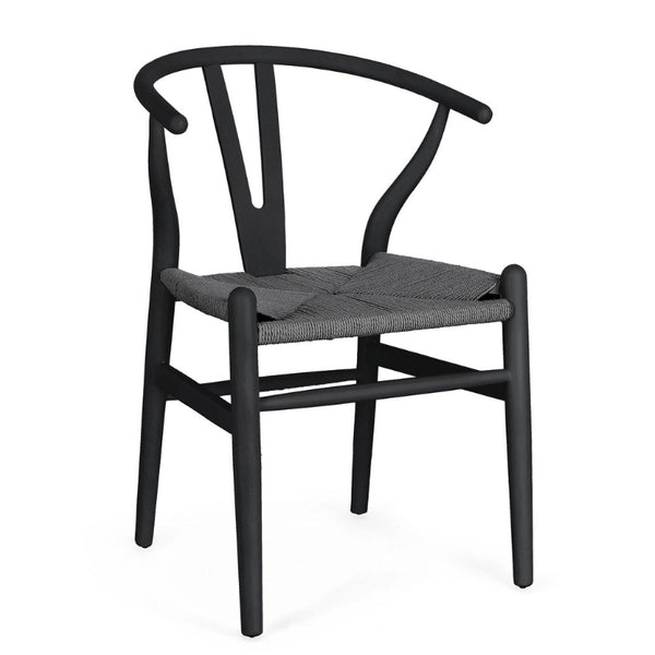 Andrea Bizzotto Artas il legno nero in naturale ambientato in spazio living con arredi coordinati