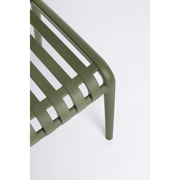 Andrea Bizzotto Billie sedia in plastica verde 0650077