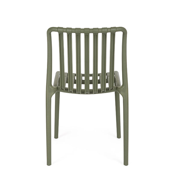 Andrea Bizzotto Billie sedia in plastica verde 0650077