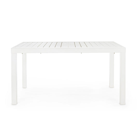 Andrea Bizzotto Hilde 140x77 tavolo allungabile bianco 0662851
