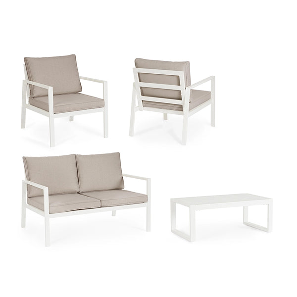 Andrea Bizzotto Hilde salotto con cuscini beige bianco 0664002