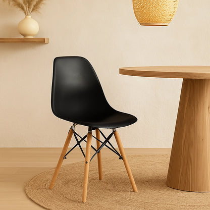 Andrea Bizzotto Madeline sedia design da interno nero 0730165