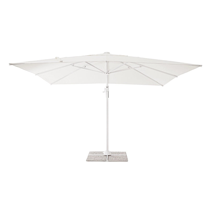 Andrea Bizzotto Vega ombrellone 3x3 bianco 0795865