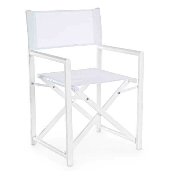 Andrea bizzotto Taylor sedia regista pieghevole bianco 0662083
