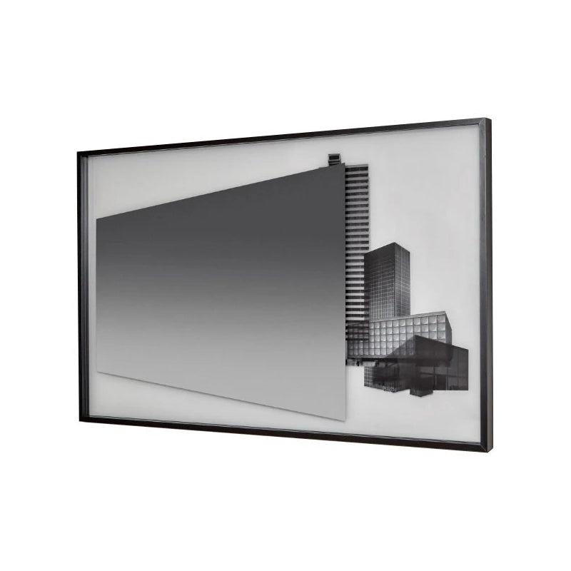 Antonio Lupi Collage317 Specchio 108x75 a tre Strati con Cornice In Alluminio