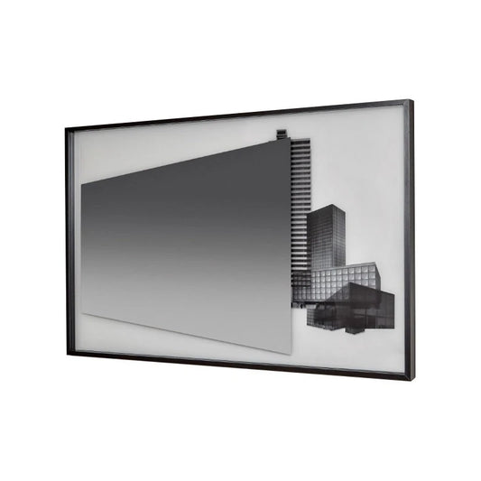 Antonio Lupi Collage317 Specchio 108x75 a tre Strati con Cornice In Alluminio