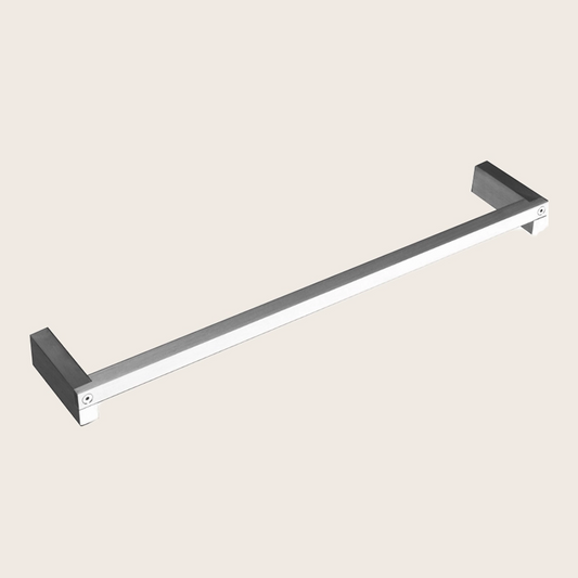 Antonio Lupi Just9 Portasciugamani 45 cm a parete in in acciaio inox e satinato montato a parete, vista del design e...