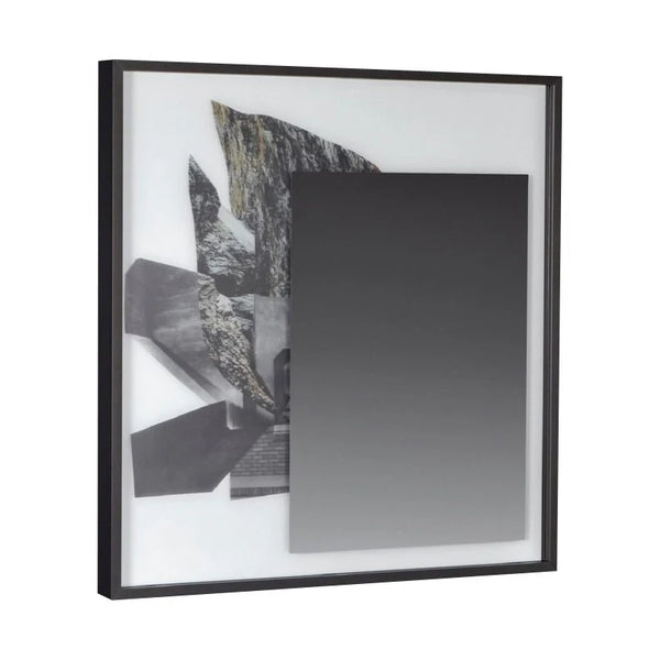 Antonio lupi Collage225 Specchio 75x75 a due strati con cornice in alluminio