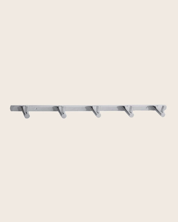 Appendino 38 cm portasciugamani portabito cromo New line G4 montato a parete, vista del design e della finitura - Exagonshop