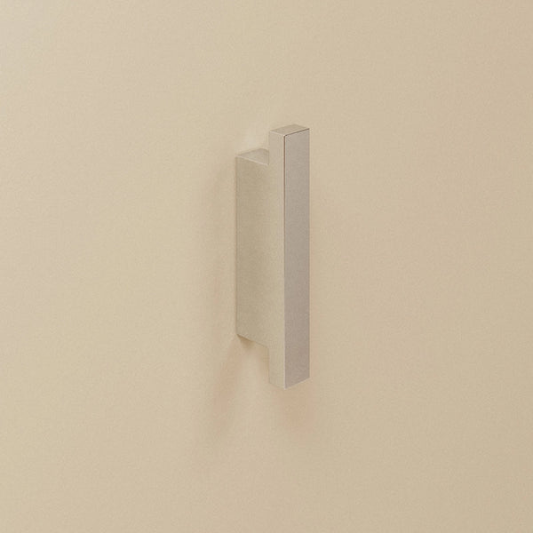 Appendino bagno 11 cm rettangolare a muro Cromo The Grid 2680121 Cosmic