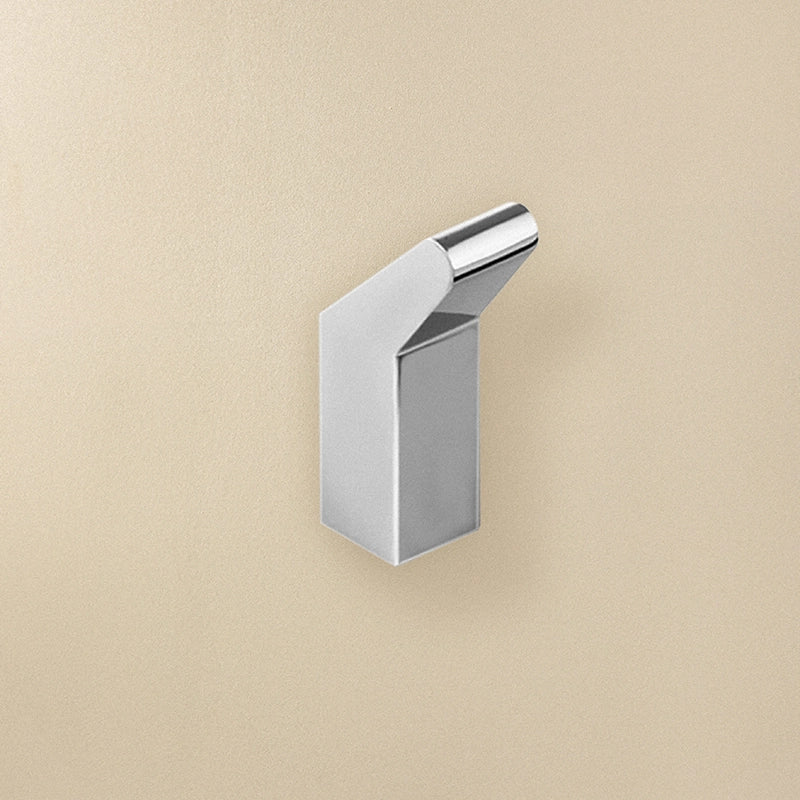 Cosmic Project Appendino bagno Cromo in acciaio inox e lucido montato a parete, vista del design e della finitura...