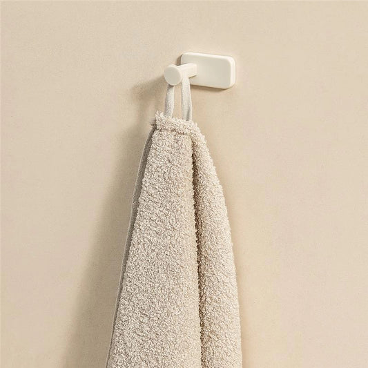 Appendino bagno in acciaio inox bianco cubik