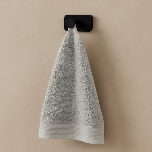 Appendino bagno in acciaio inox nero cubik