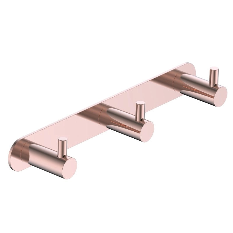 Appendino bagno triplo oro rosa spazzolato Minimal