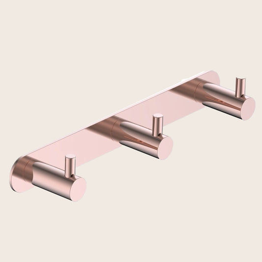Appendino bagno triplo oro rosa spazzolato Minimal