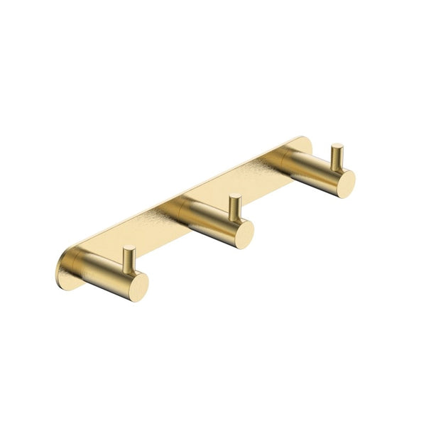 Appendino bagno triplo oro spazzolato Minimal