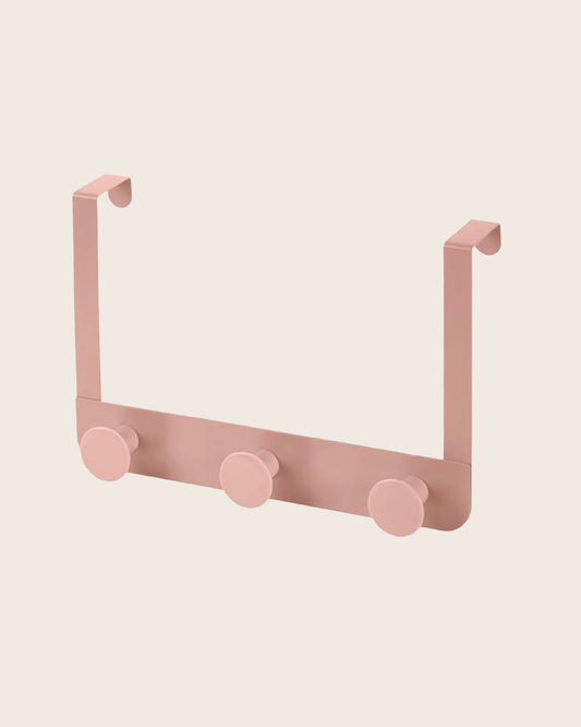 Appendino da porta box doccia triplo Fiore rosa