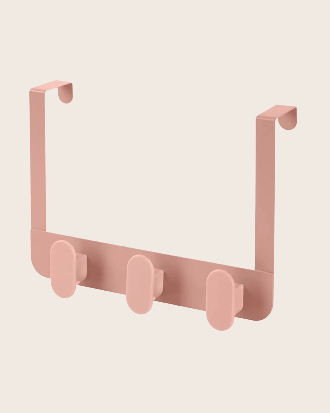 Appendino ovale da porta box doccia triplo rosa Fiore