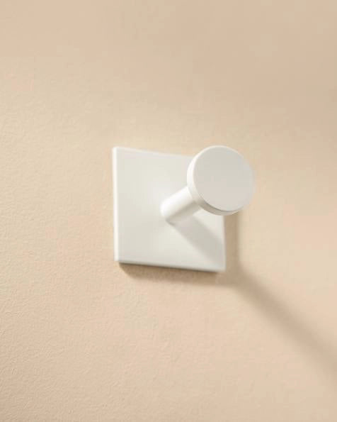 Appendino portasciugamani portabito Bianco Satinato Cosmic Stick 2766521