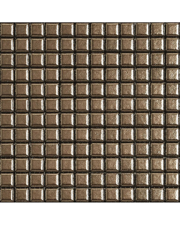 Appiani Colore Metallica 30x30 rivestimento mosaico effetto metallo bronzo