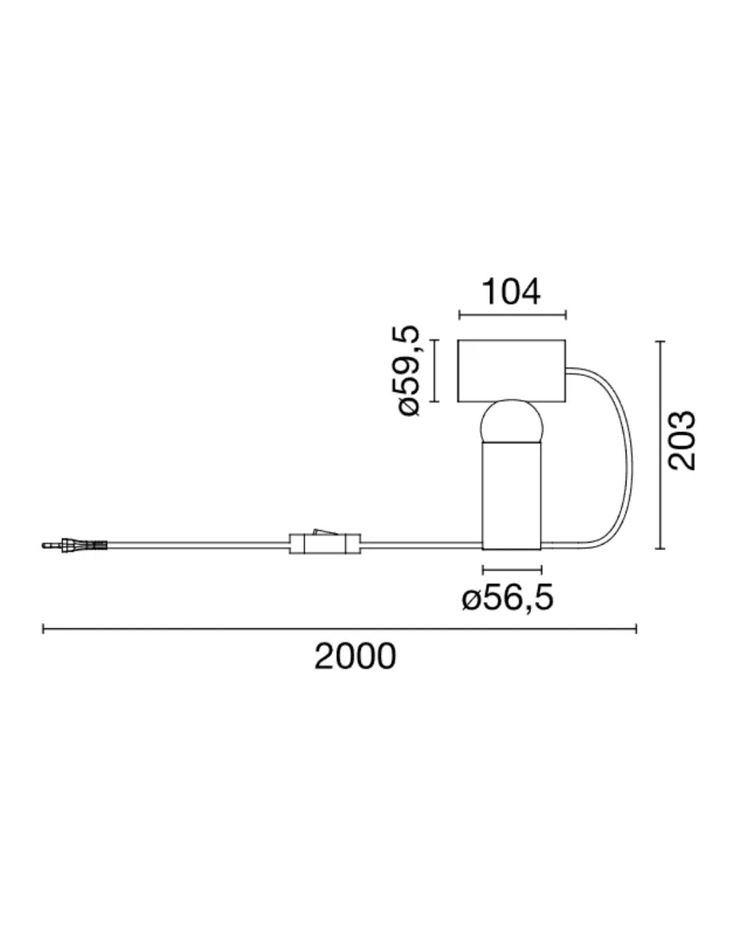 Flos Bilboquet F0995039 lampada da tavolo direzionabile sage F0995039
