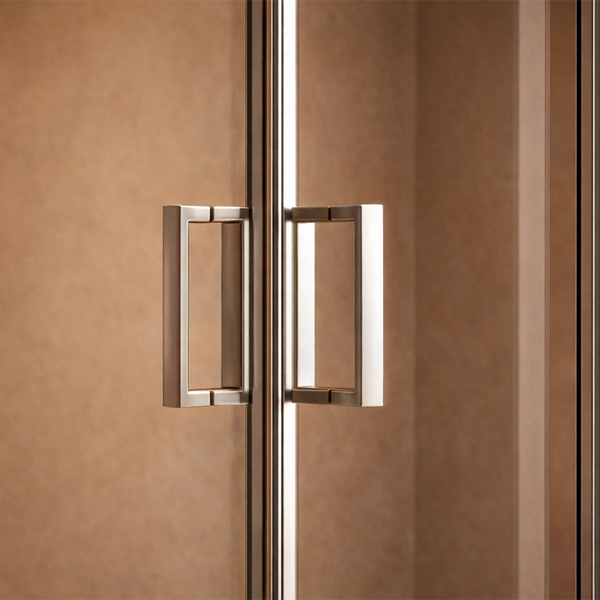 Box doccia 80x160 Nuvola un anta scorrevole reversibile 6 mm H 190 cromo