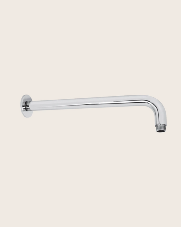 Braccio Doccia Tondo 33 cm Acciaio Cromato