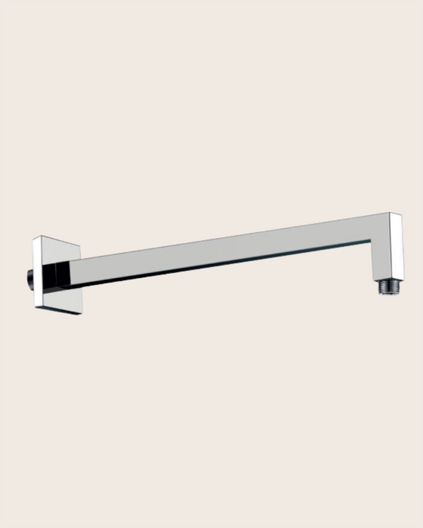 Braccio Doccia quadro 33 cm Acciaio Cromato