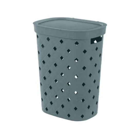 Cesto portabiancheria in plastica carta da zucchero Fiber