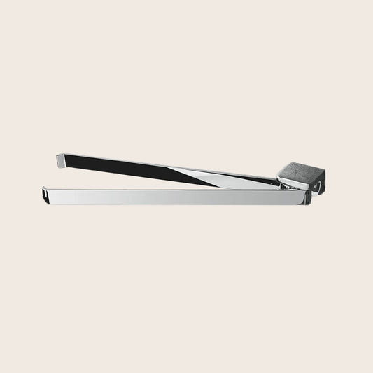 Colombo Alize Portasciugamani 38 cm pieghevole Cromo in lucido e cromato montato a parete, vista del design e della...