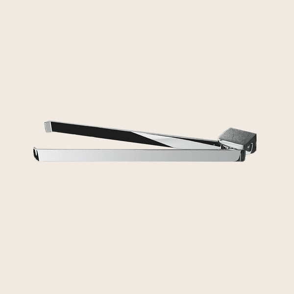 Colombo Alize Portasciugamani 38 cm pieghevole Cromo in lucido e cromato montato a parete, vista del design e della...