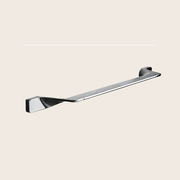 Colombo Alize Portasciugamani 71 cm a parete Cromo in lucido e cromato montato a parete, vista del design e della...