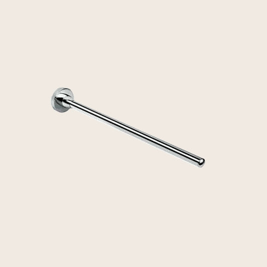 Colombo Basic asta portasciugamani 33 cm fissa cromo in lucido montato a parete, vista del design e della finitura...