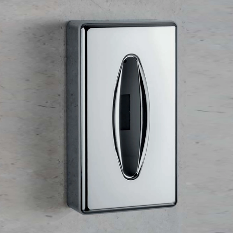 Colombo Contract b9961 Porta kleenex a muro Abs Cromato dettaglio Colombo Design