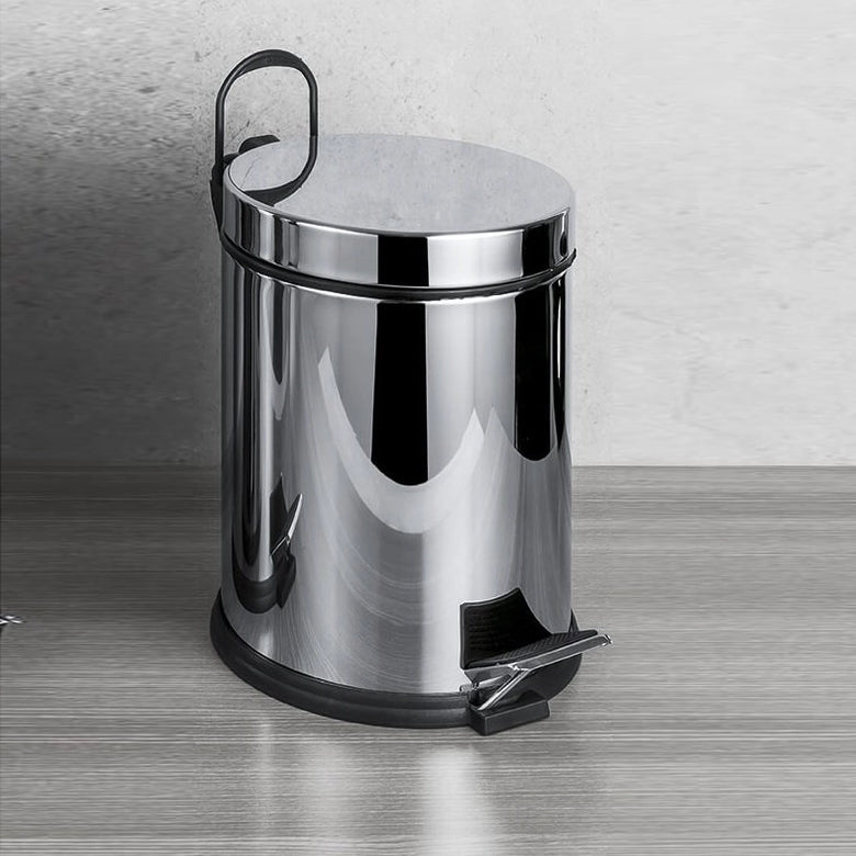 Colombo design Contract b9962 Poubelle Pattumiera cromo dettaglio Colombo Design