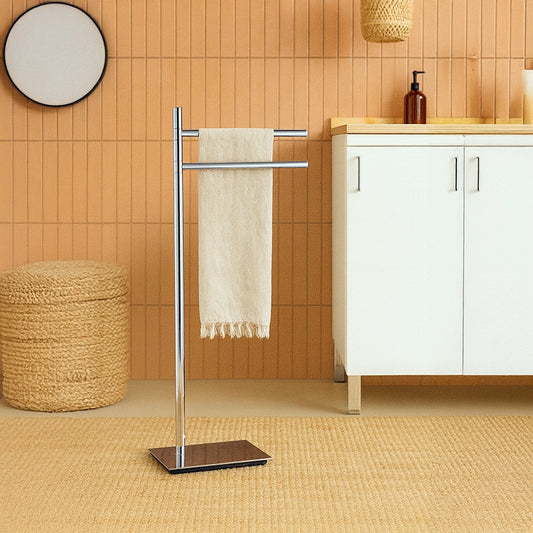 Colombo Design Square Piantana Portasciugamani Cromo B99010CR