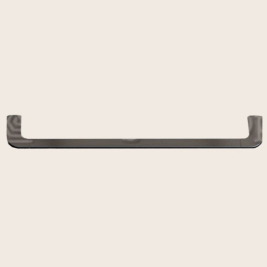 Colombo Design Trenta Portasciugamani 49,6 cm Grafite Matt montato a parete, vista del design e della finitura