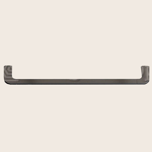 Colombo Design Trenta Portasciugamani 49,6 cm Grafite Matt montato a parete, vista del design e della finitura