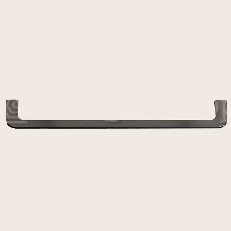 Colombo Design Trenta Portasciugamani 49,6 cm Grafite Matt montato a parete, vista del design e della finitura